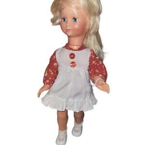 Vintage Foreign Teen Doll W/Cute Little Dress